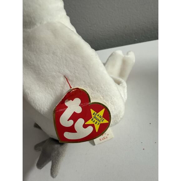 TY Beanie Baby Kuku the Cockatoo TAG ERRORS RARE RETIRED 1997 1998 Mint - Picture 6 of 10